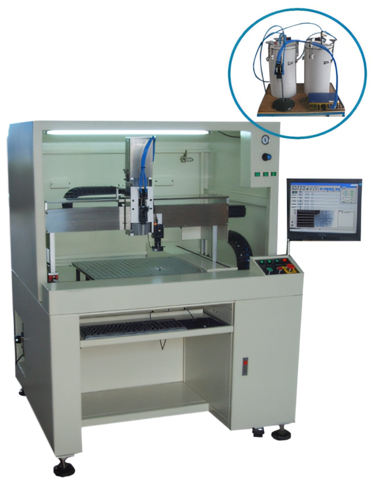 Automatic Liquid Dispensing for Electronic Components: Glue, Resin and Epoxy featured machinery